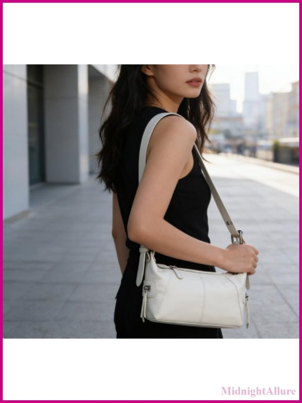 Small Underarm Shoulder Bag for Women Adjustable Strap Y2K Handbag Daily Use